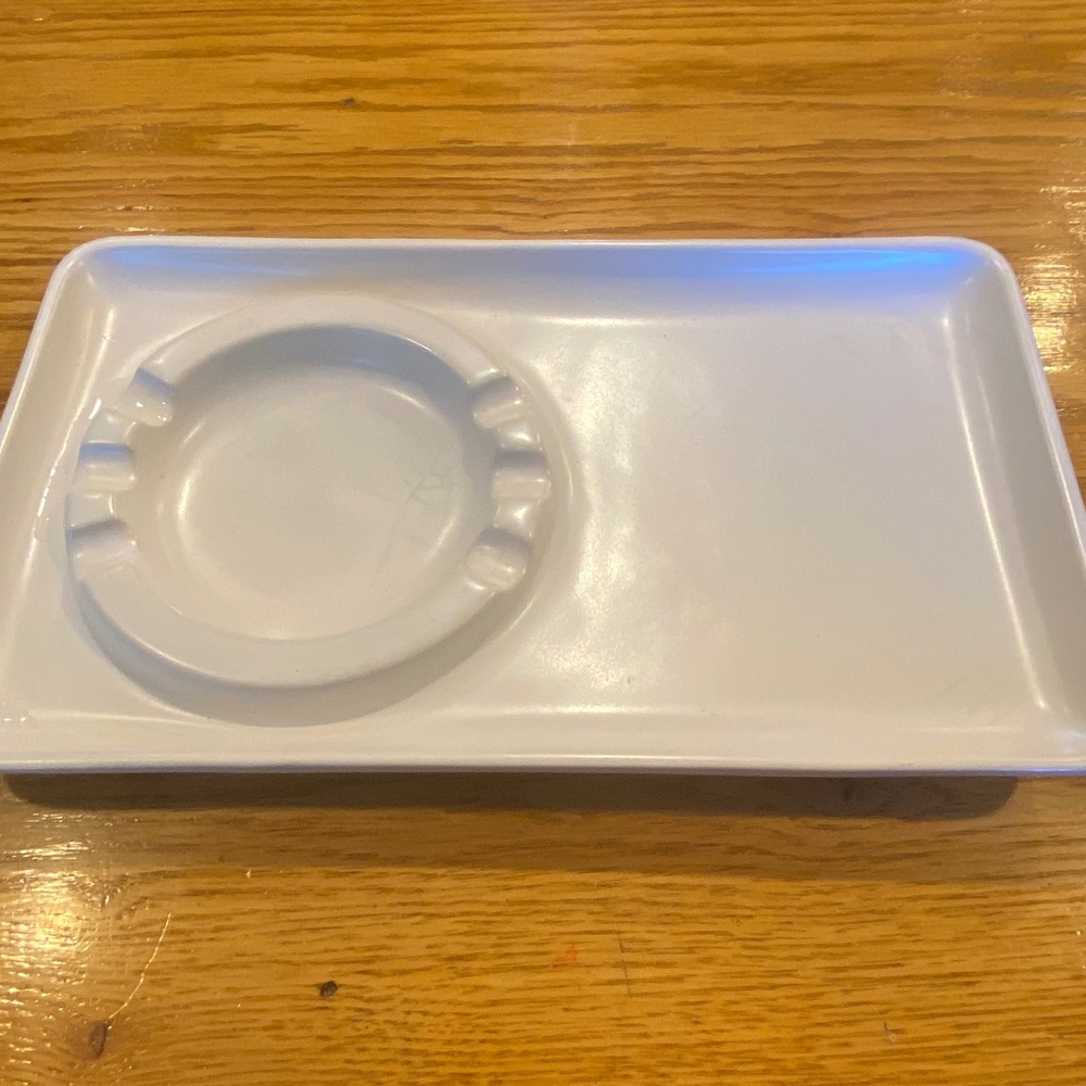 Pfaltzgraff Ashtray Made In USA Ceramic Beige MCM